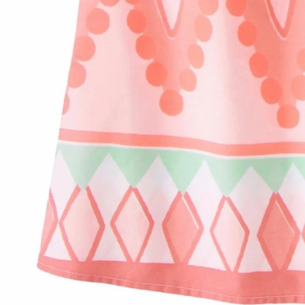 Gymboree Aztec Print Tie Shoulder Sun‎ Dress 5 8